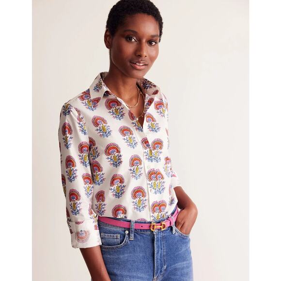 Boden Tops - Passion Bud Sienna Cotton Shirt
